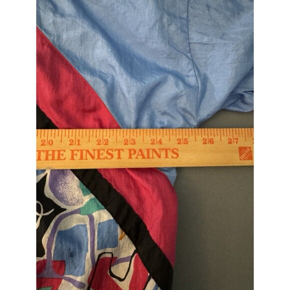 Vtg Casual Isle 80s windbreaker Women's size Large Geometric colorful Gma Vibes - Picture 7 of 7
